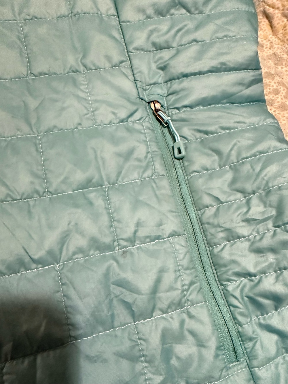 Patagonia Women's Nano Puff Light Blue Quilted Packable Jacket XL - Picture 11 of 12